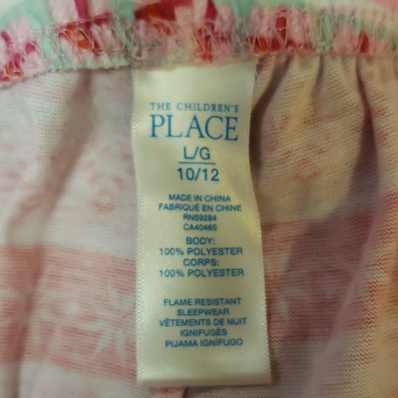 Children's Place PJ'S size 10-12 - Picture 5 of 5